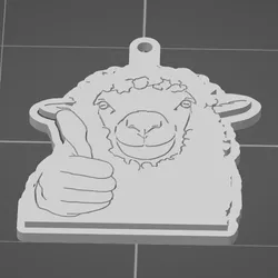 LAMB KEYCHAIN OK