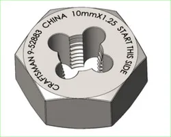 M10-1.25 Thread Die