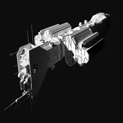 One Meter Long Omega Class Destroyer
