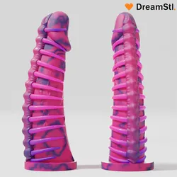 Ribbed Dildo