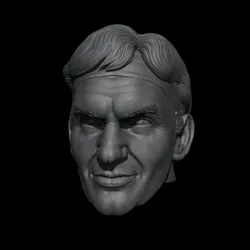 Roger Federer Headsculpt – Tennis 1:6 & 1:12 Scale STL & OBJ