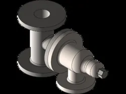 Safety valve with spring (Scale 2:1)