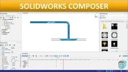 SOLIDWORKS Composer - Fluid / Air Flow Animation 2