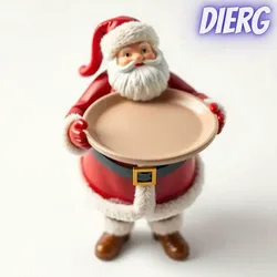 Tools & Spare Parts STL indir - Santa With Plate Christmas Candy Holder Table Decor Tools - DiErModels