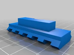Vertical foregrip bipod insert for rail