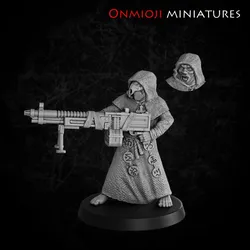 Apocalyptic сultist with machinegun