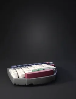 Create a giant standalone keyboard letter section for a Roblox obstacl