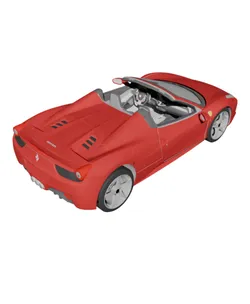 Fully assembled Ferrari 458 Spider Convertible