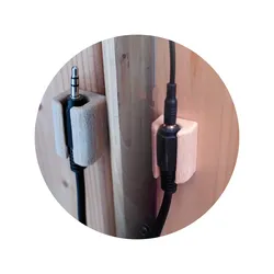 Headphone cord extension holders