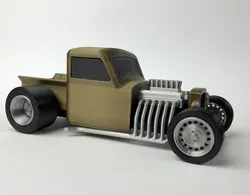 HOT ROD / RAT ROD - Fully 3D printable