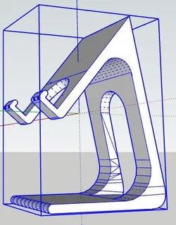 iphone stand - angled for video watching