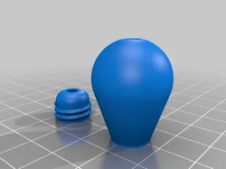 Light Bulb Pull Chain End