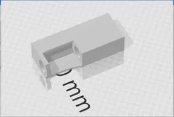 Pi TFT50 printed standoffs