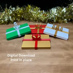 Reusable Christmas Gift Card Holder Holiday Gift Card Holder