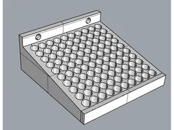 Screwdriver bits support