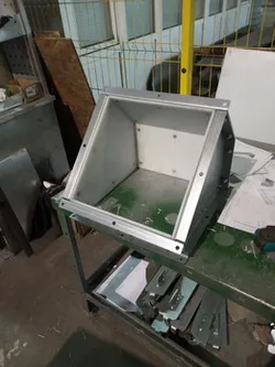 sector 45 degrees with a square hole 350mm for grain (lined)