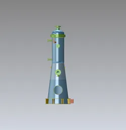 Tanque separador de vapor, steam separator vessel