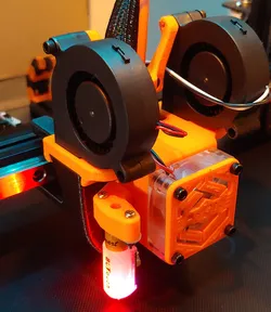 Thinker S dual blower hotend - Remix for Linear Rail