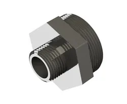 Ниппель переходной (фитинг резьбовой) / Reducer nipple MM (Threaded fitting) / VTr.580.N + VTr.582.N
