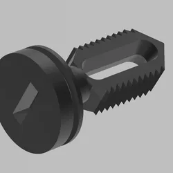 BMW Interior Trim Push Button Plug (Black) - Fits Footrest/Speaker Cover - E36 E39 E34 E32 Z3 - 51458116321