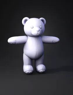 brown teddy bear plush toy with outstretched arms