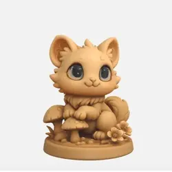 Characters & Creatures STL indir - Terrafox colecionável - Leandro De coração