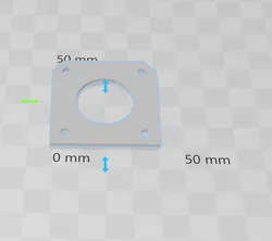 Extruder Adapterplatte