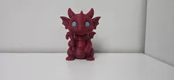 Free Home Decorations & Ornaments STL Download - Dragon with Cane and Blue Eyes Christmas Figureby 3DMaster1