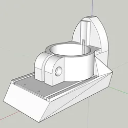 gratuită de Industrial Design & Prototypes STL Descărcare - Collier support balise lumineuse et eclairage - Jean Claude Despres