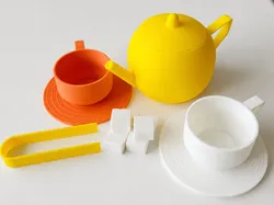 Juego de té para el juego de simulación - Modelo de impresión 3D gratuito
