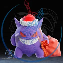 Life Size Christmas Monster #025 3D Printer STL file