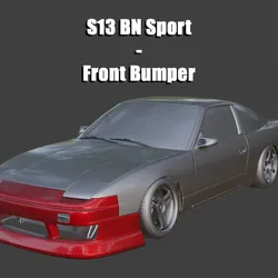 S13 BN Sport front bumper