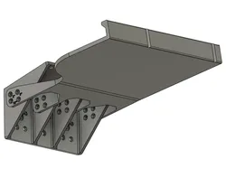 Simlab GT1 Evo - Wheel Deck Brace (and optional Keyboard Tray)