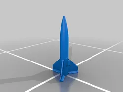 Table Topper Functional Model Rocket