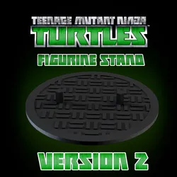 TMNT 2012 Figurine Stand Version 2