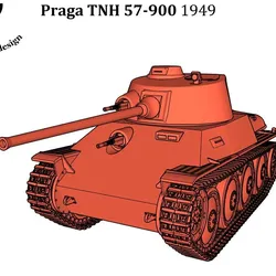 Vehicles & Machinery STL تنزيل - Praga TNH 57-900 1-35 - Chalice 3D design