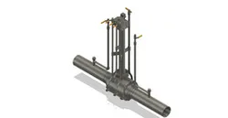 6 in Weld X Weld ANSI 300 Trunnion Mounted Ball Valve