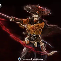 Atsu - Ghost of Yotei Game Figure for 3D Printing
