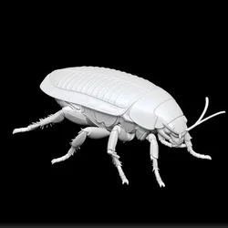 Cockroach – Stylized Cockroach Figurine – STL File for 3D Printing