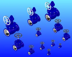 Flanged Globe valve ANSI B16.5 diameters 2 to 18 inchs