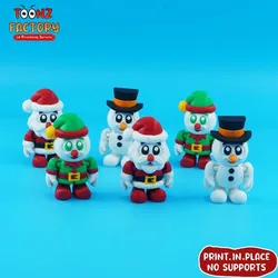 Flexi Toonz Snowmen Collection