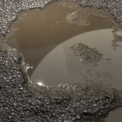 Flooded Asphalt 8K PBR Texture