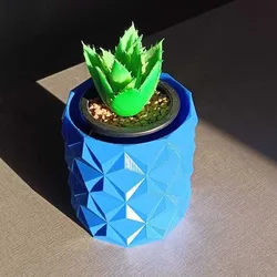 Hexagon Cup V2 – Modern Geometric 3D Printable Container