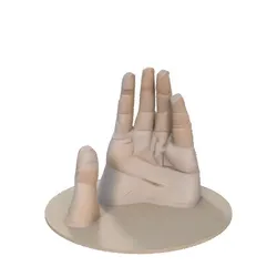 La Mano del Desierto Chile 3D - Monumental Sculpture for Printing