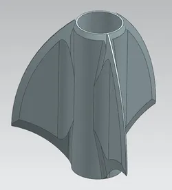 Rocket Fin Pen Holder