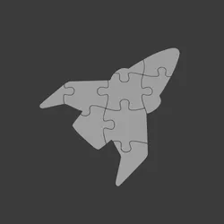 Spaceship Jigsaw Puzzle – 3D Printable Game