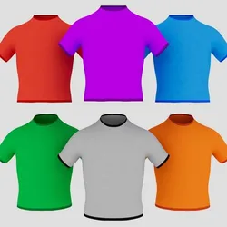 T-Shirts 3D Models Asset