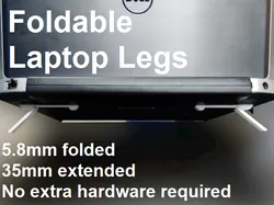 Universal Low-Profile Foldable Laptop Riser