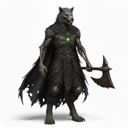 werewolf zombie miniature