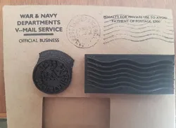 WW2 V-Mail Envelope Stamps